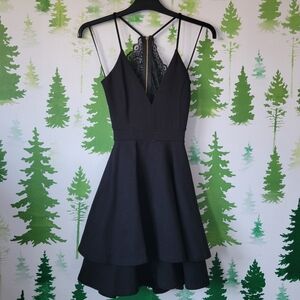 Small Windsor Flowy Black Dress